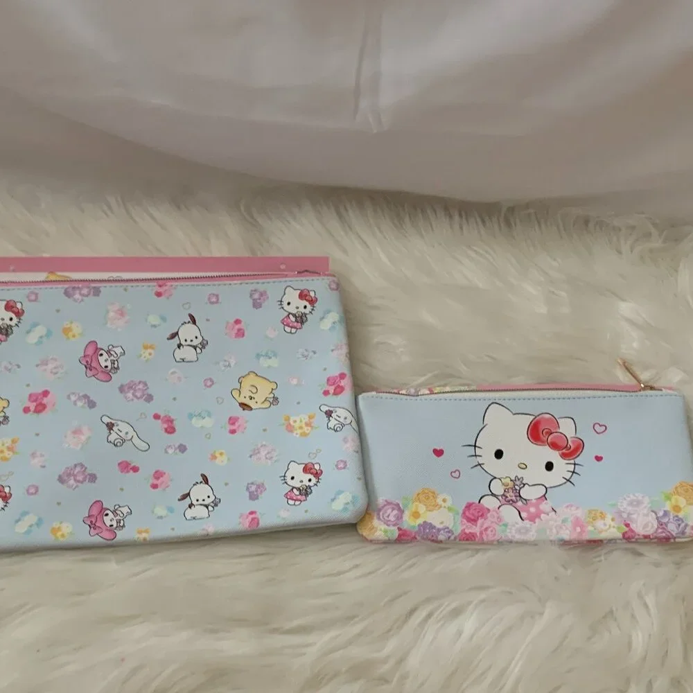 HELLO KITTY & FRIENDS Pencil Pouches Set of 2